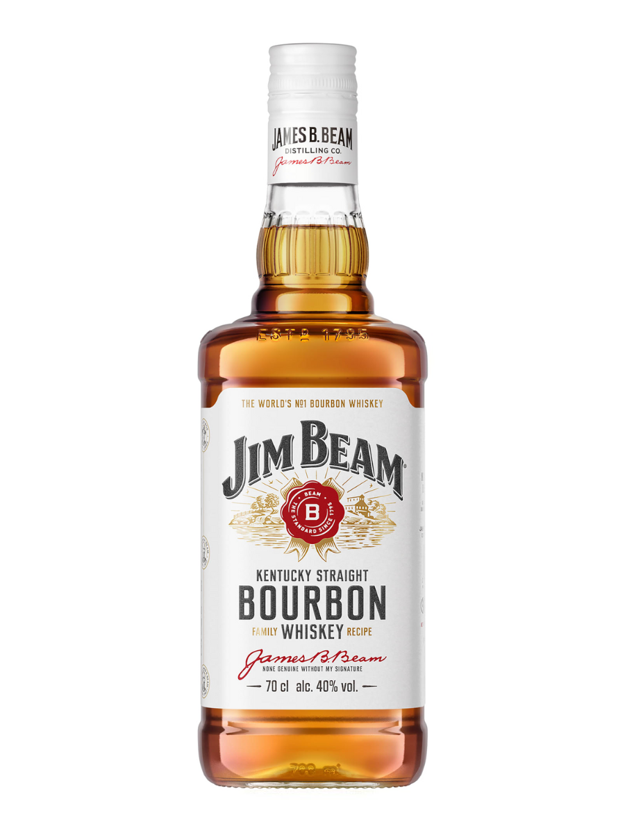 Jim Beam White Label Bourbon Whiskey