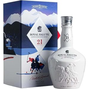 Royal Salute 21 Snow Polo – Chivas 21 Trắng