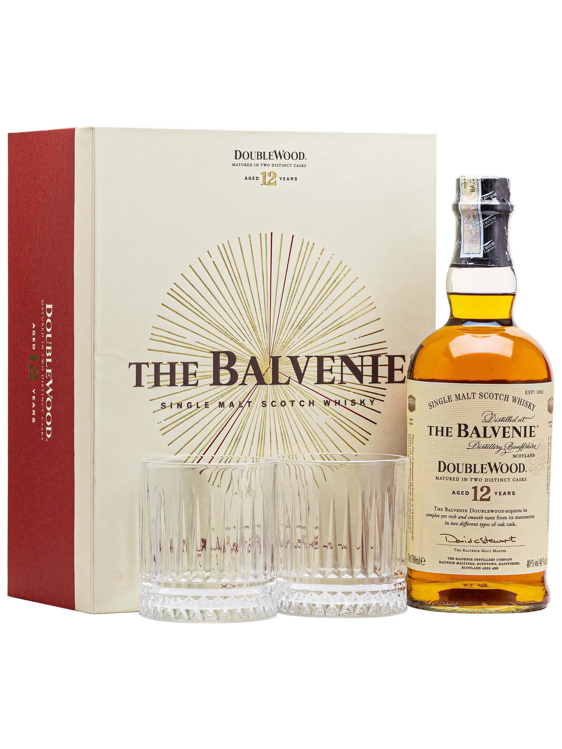 Rượu Balvenie 12 Hộp Quà Tết 2026 – Tặng Kèm 2 Ly