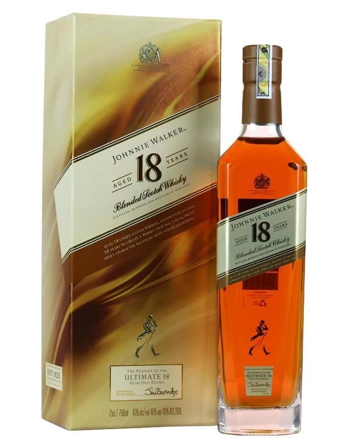 Rượu Johnnie Walker 18 Năm Giá Tốt Tại Hà Nội