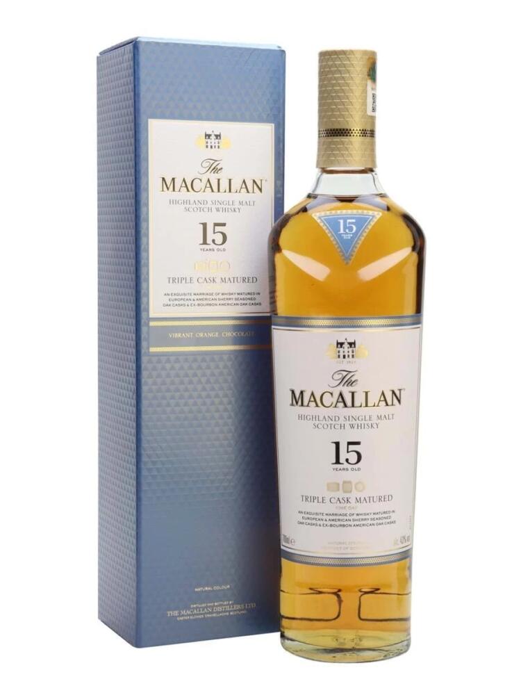 Rượu Macallan 15 Năm Triple Cask Giá Tốt Tại Hà Nội