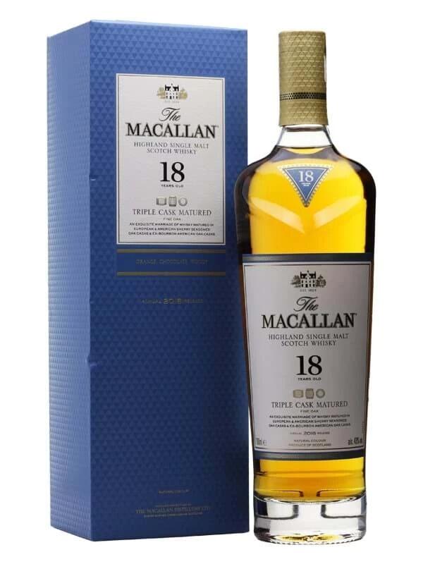 Rượu Macallan 18 Năm Triple Cask Giá Tốt Tại Hà Nội